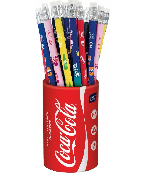 Ołówek z gumką Coca-Cola mix 1 Interdruk